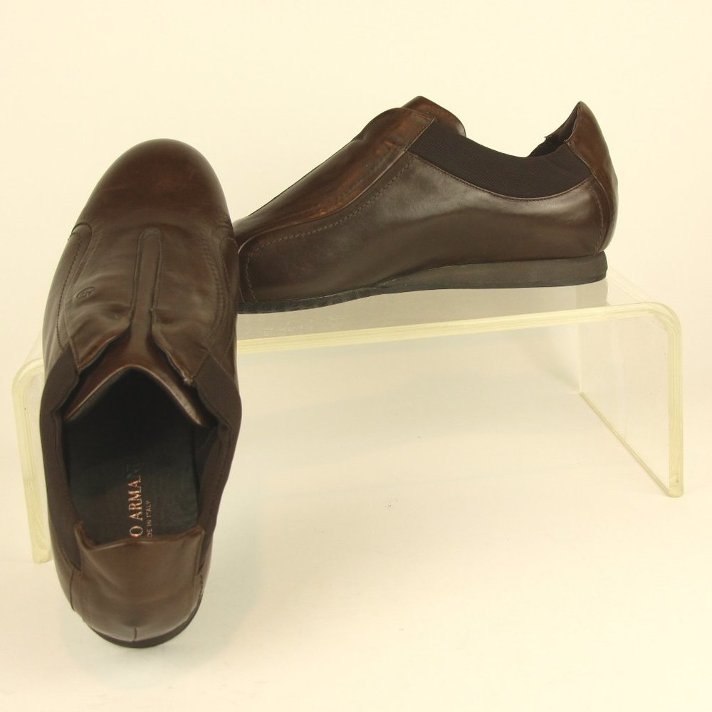 Giorgio Armani Men's Dress Loafer Shoes Skywalk New